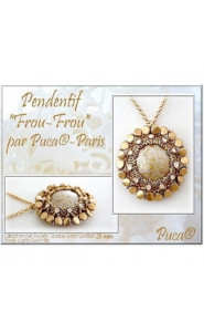 Free pattern Par Puca® Beads - Pendant  Frou-Frou